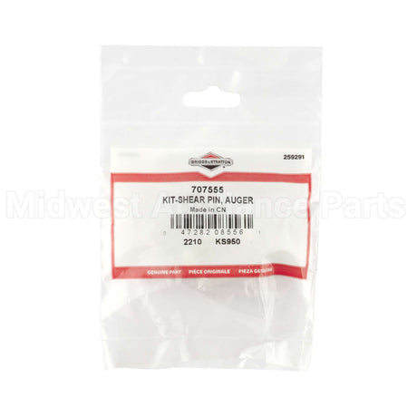 707555 Briggs & Stratton Kit-Shear Pin Auger