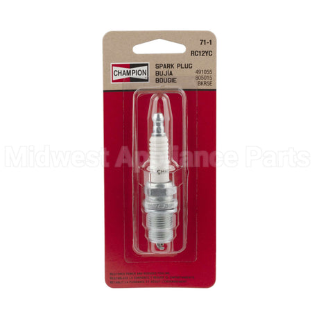 71-1 Champion Rc12Yc Sm Eng Plug Carded
