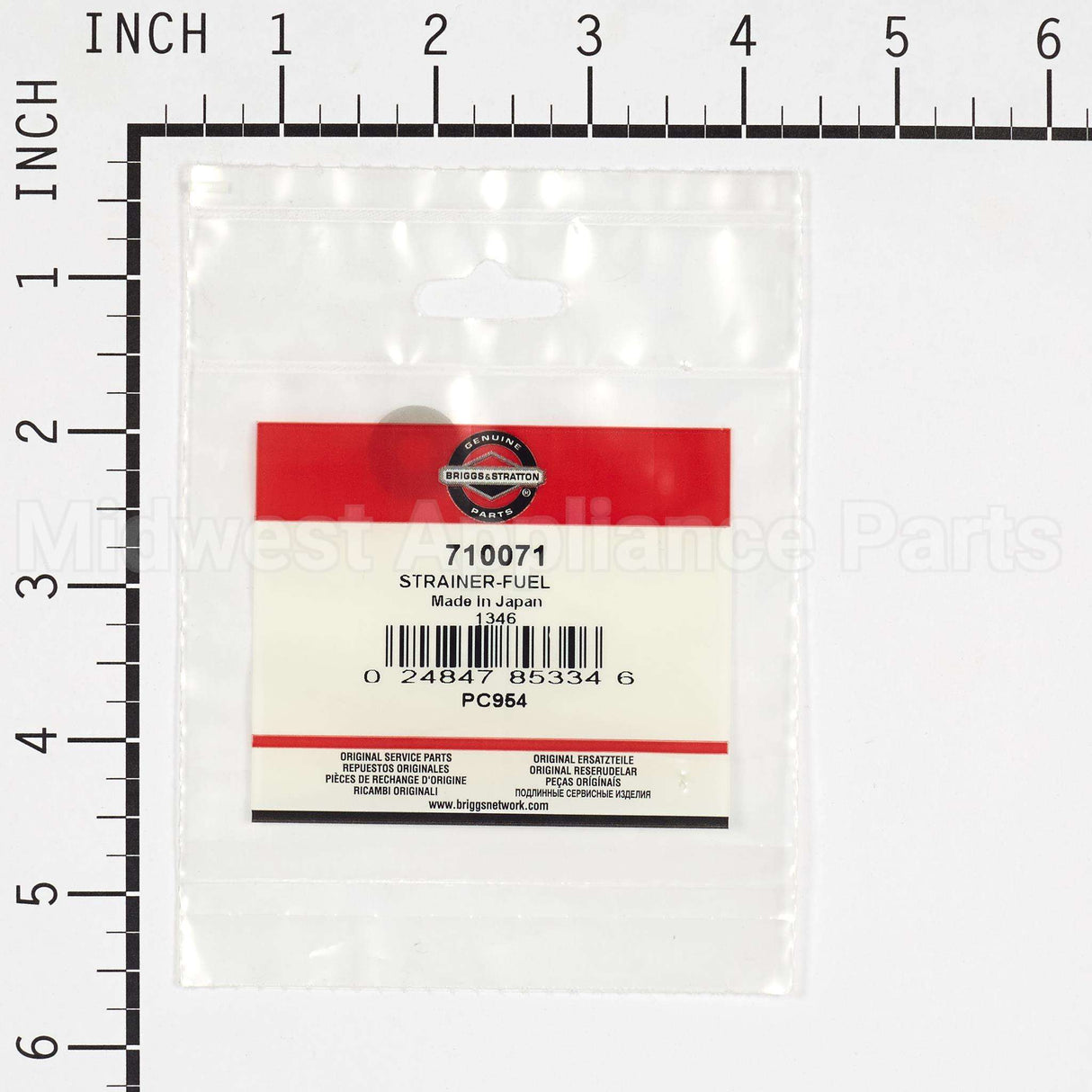 710071 Briggs & Stratton Strainer-Fuel