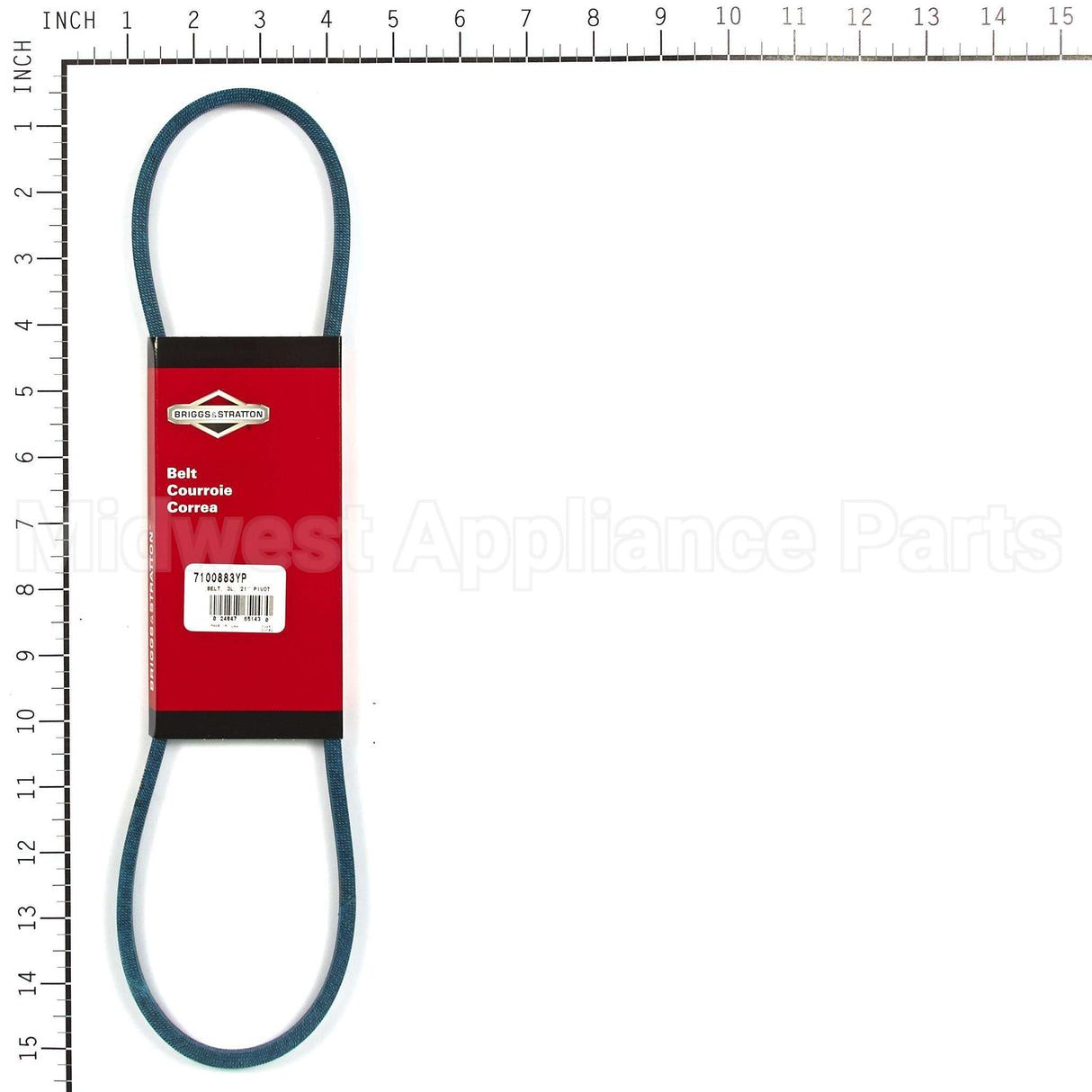 7100883YP Briggs & Stratton Belt 3L 21 Pivot H"