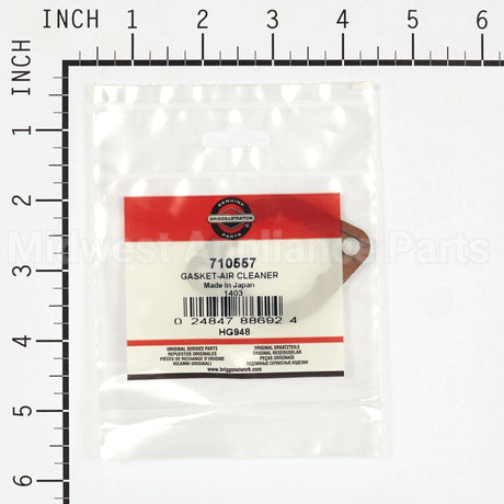 710557 Briggs & Stratton Gasket-Air Cleaner