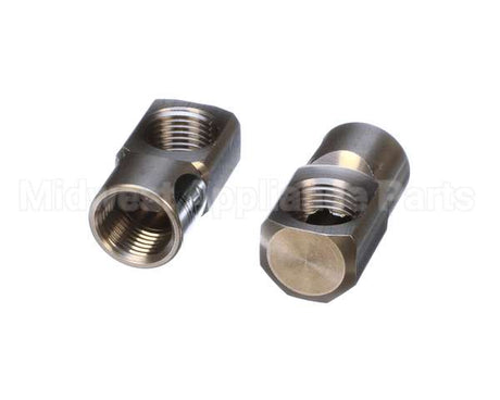 71447 Fisher Ss Close Elbow 1/2F 2Ea