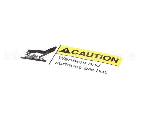 71509 Grindmaster Cecilware Decal,Caution Hot