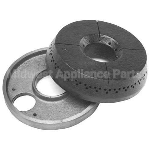715201-00001 Compatible Vulcan Burner Base & Cap 5-5/8" Ci