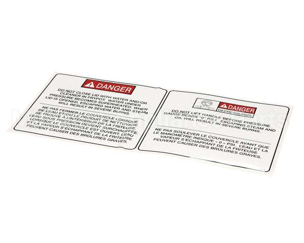 71901 Henny Penny Label-Operational Haz, Eng/Fr