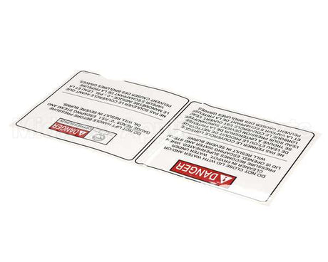 71901 Henny Penny Label-Operational Haz, Eng/Fr