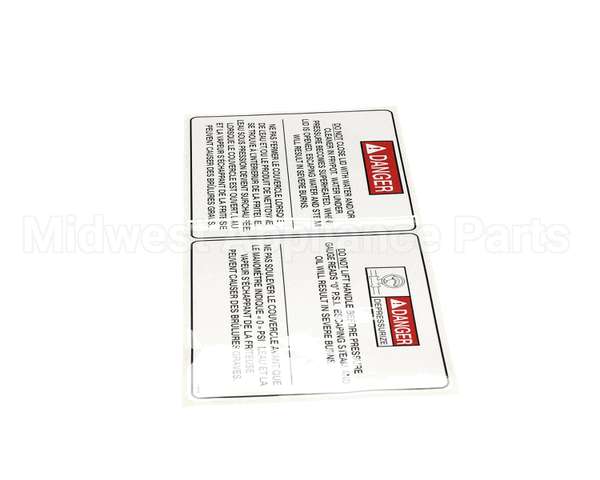 71901 Henny Penny Label-Operational Haz, Eng/Fr