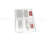 71901 Henny Penny Label-Operational Haz, Eng/Fr