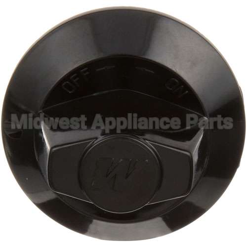 719257-2 Compatible Hobart Black Knob 2-1/2 D, Off-On