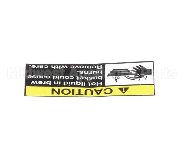 71949 Grindmaster Cecilware Decal, Caution Hot Liq(A)