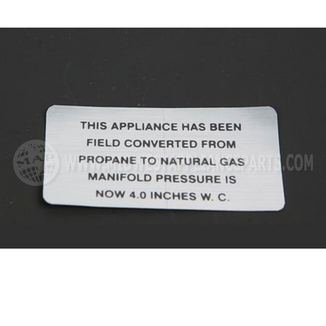 00-421727-00004 Compatible Vulcan Propane To Np Plate