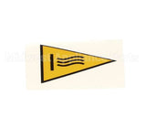 72705-2 Henny Penny Label - Warning Hot Surfaces
