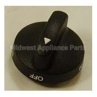 74004764 Whirlpool Knob Burner Valve (Blk)