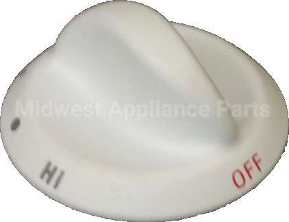 74005942 Whirlpool Knob Burner (Wht-Shrt S