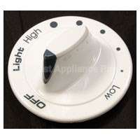74008852 Whirlpool Knob Burner (Wht)