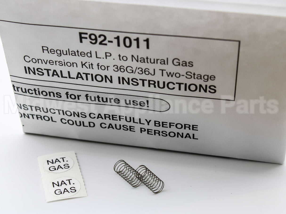 F92-1011 Copeland Comfort Control (White Rodgers) Lp->Natural Gas Conversion Kit