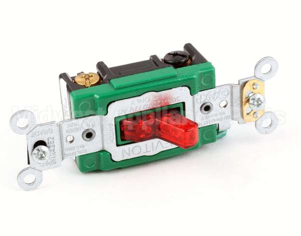 212792 Duke Switch, 30 Amp Red Toggle 120-277V Ac 2