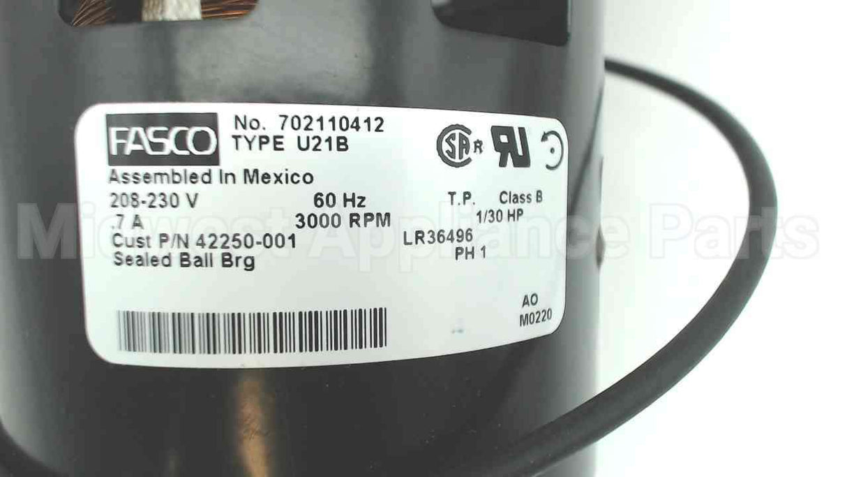 74K77 Lennox 1/30Hp3000Rpm208/230/1 Idm Asy