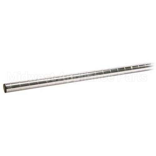 74UP Compatible Intermetro Post, Caster, 74", Chromepltd