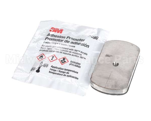 75-2697-1Y Zero Zone Bond Plate Dr Handle W/Adhesive