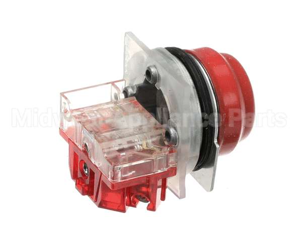 75-470 Falcon Fabricators Stop Switch Assembly W/Boot Red