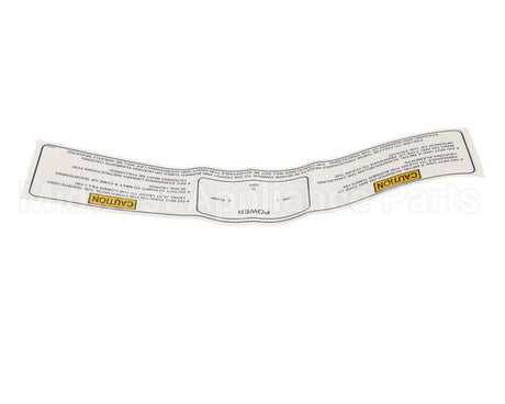 75690 Henny Penny Label-Power/Pump/Melt