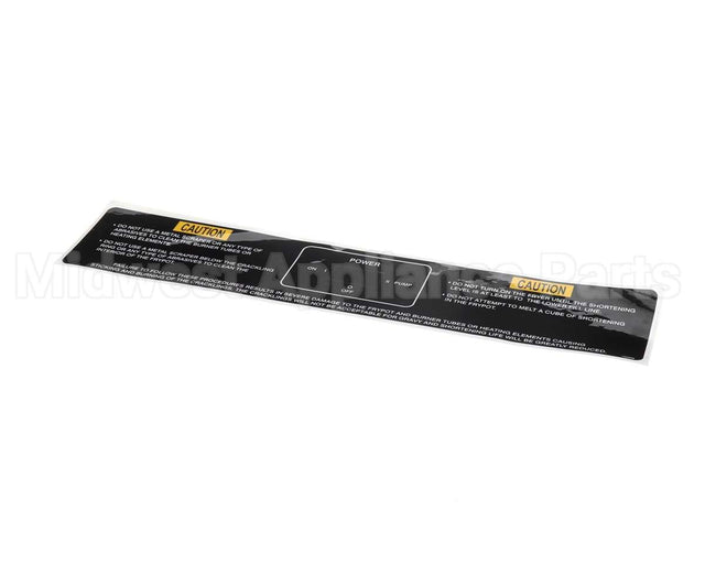 75696 Henny Penny Label-Power/Pump/Melt, Gm