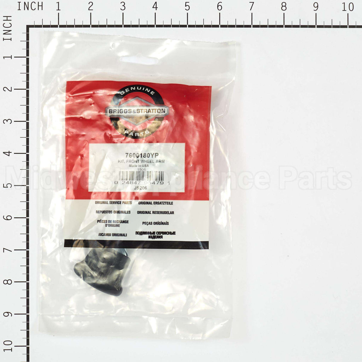 7600180YP Briggs & Stratton Kit Front Wheel Arm