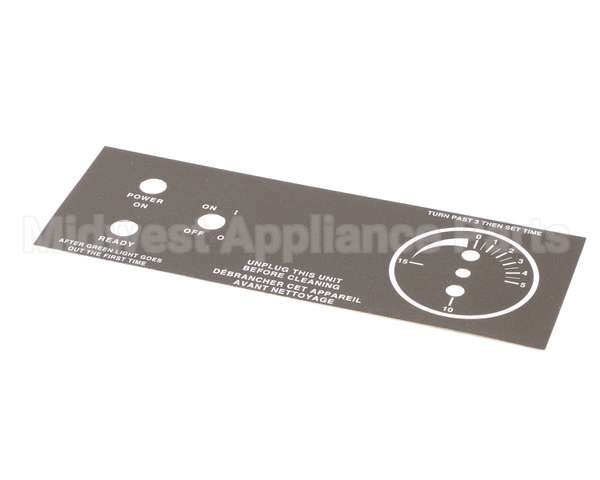 76309 Gold Medal Products Decal, Switch Panel