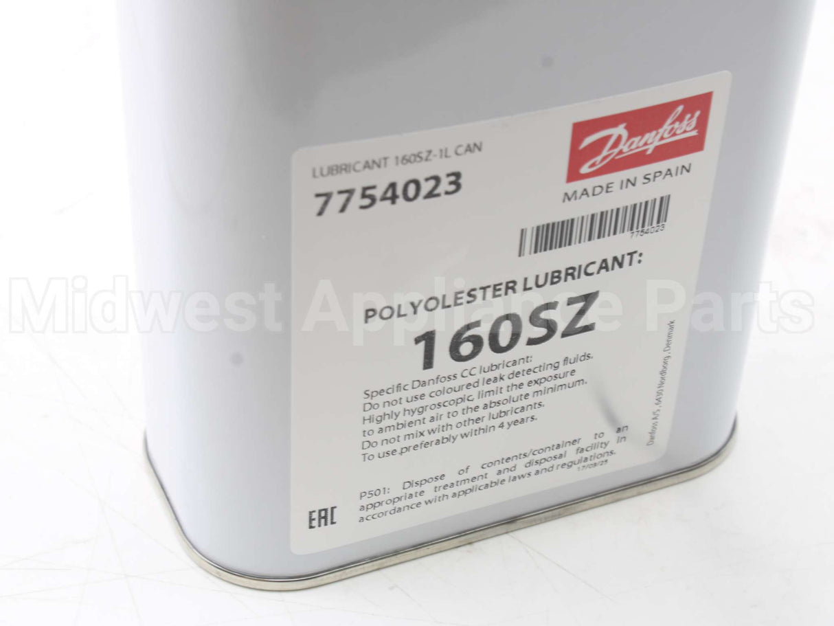 7754023 Danfoss Liter Can Poe Lubricant 160Sz