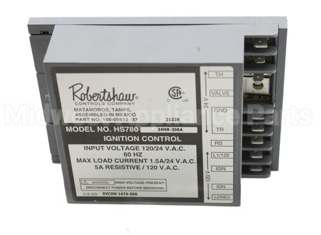 780-787 Robertshaw Hs780-34Nr-306A Ignition Mod