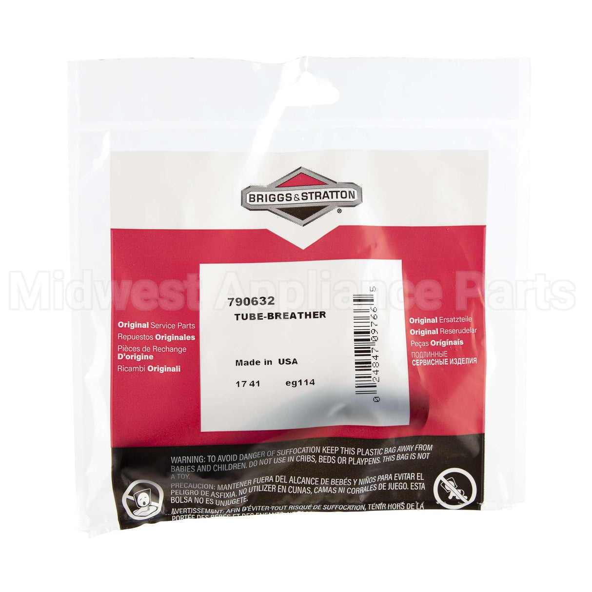 790632 Briggs & Stratton Tube-Breather