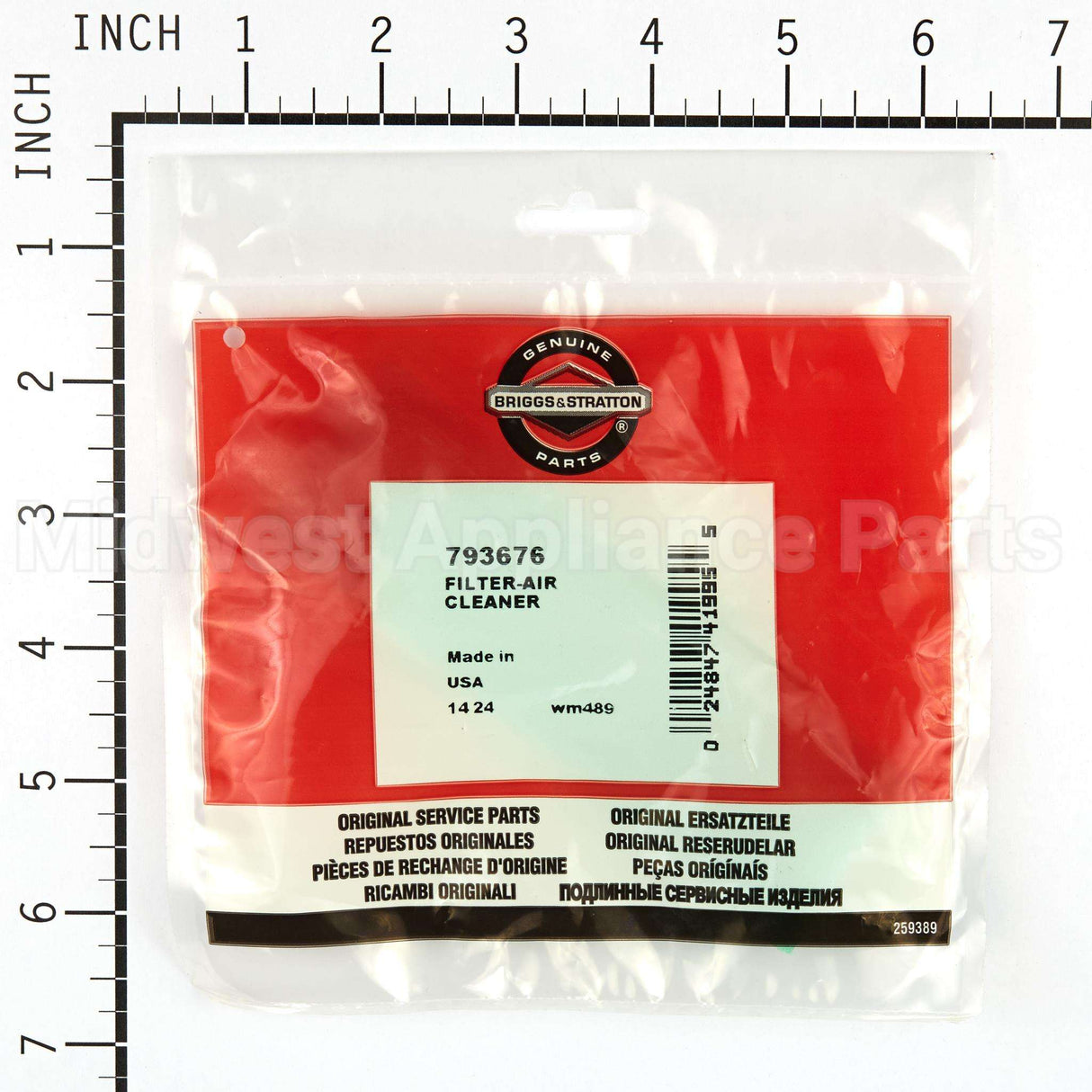 793676 Briggs & Stratton Filter-Air Cleaner