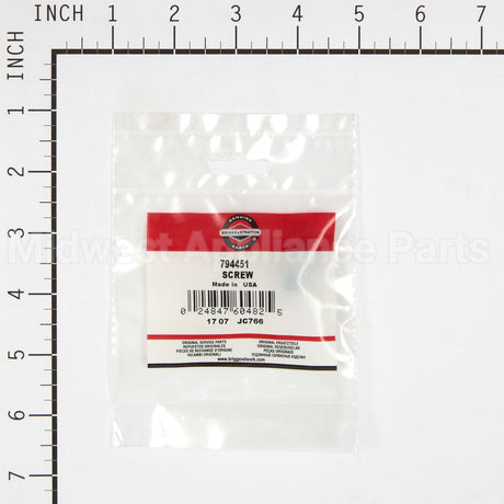 794451 Briggs & Stratton Screw