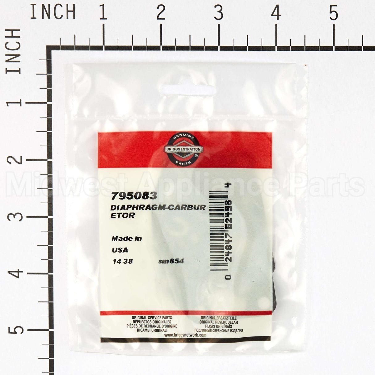 795083 Briggs & Stratton Diaphragm-Carburetor