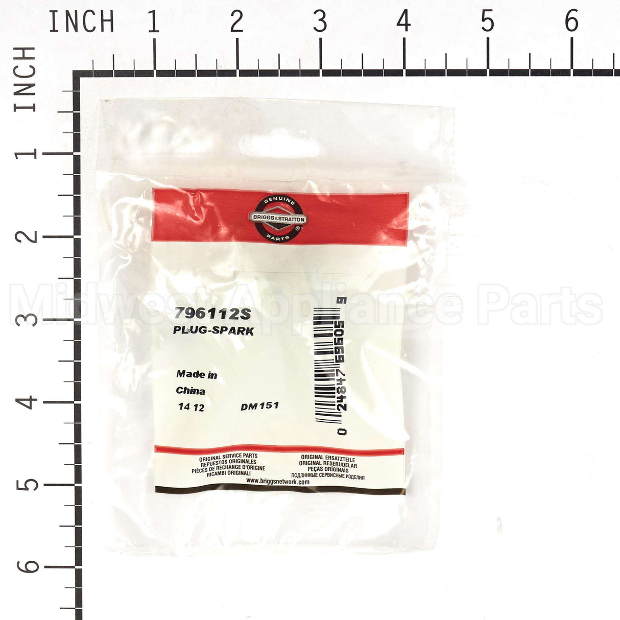 796112S Briggs & Stratton Plug-Spark