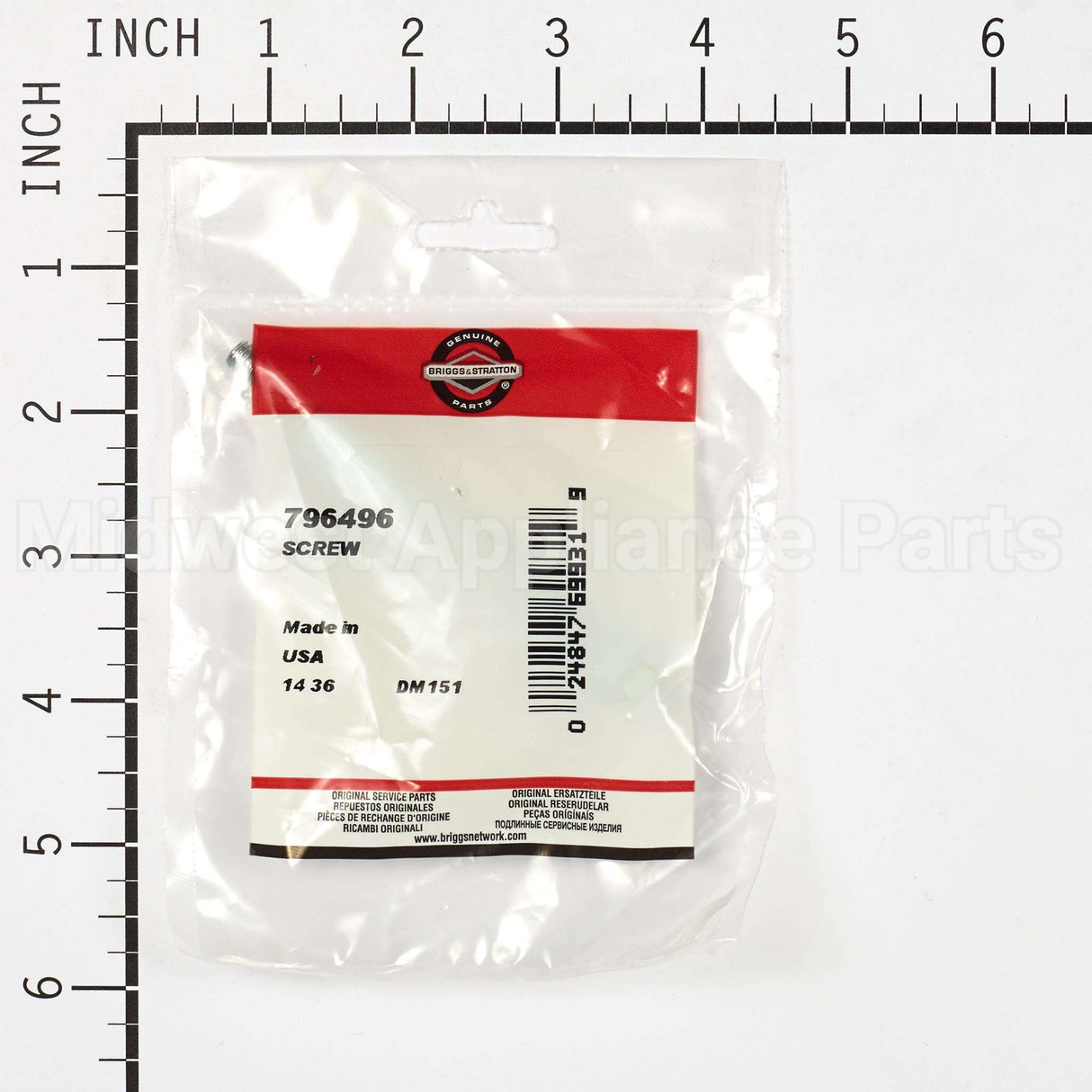 796496 Briggs & Stratton Screw