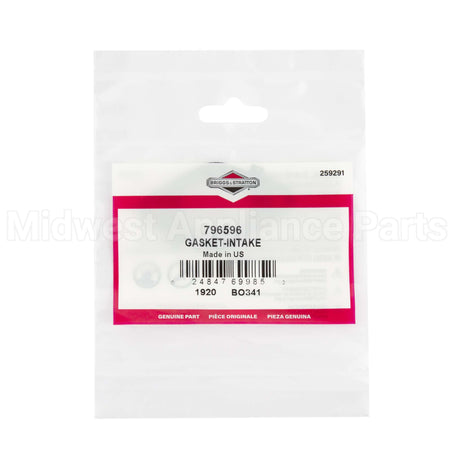 796596 Briggs & Stratton Gasket-Intake
