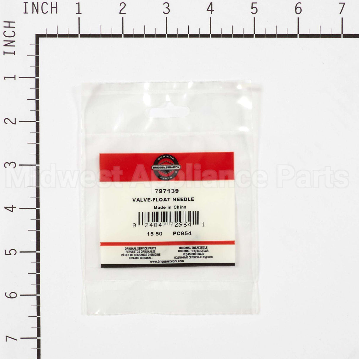 797139 Briggs & Stratton Valve-Float Needle