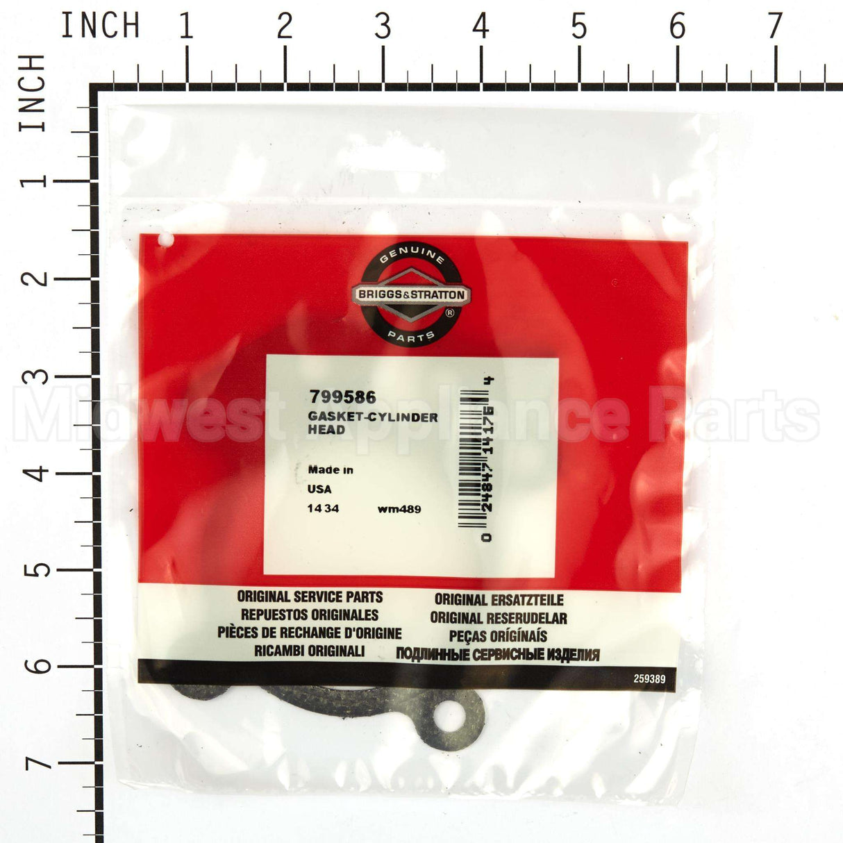 799586 Briggs & Stratton Gasket-Cylinder Head