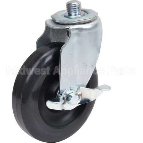 00-497002-00002 Compatible Hobart Caster, Stem, W/Brk, 5", 3/4"