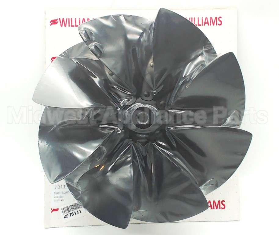 7B111 Williams Comfort Products 11 1/4"Dia 1/2"Bore Fan Blade