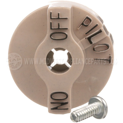 P9302-92 Compatible Anets Valve Knob 1-1/4 D, Off-Pilot-On