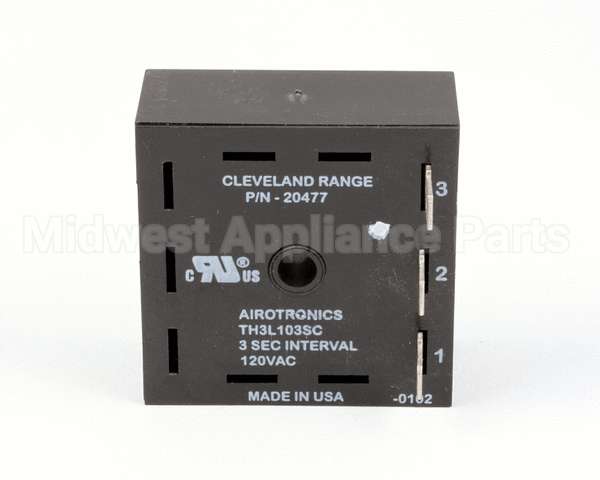 20477 Cleveland Timer; Solid State;3 Sec Delay