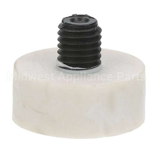 817S Compatible Globe Threaded Rubber Foot 5/8H 1/2-13