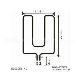 5303051140 Frigidaire Element