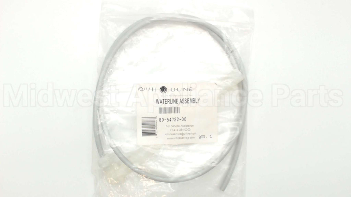 80-54722-00 U-Line Waterline Assembly