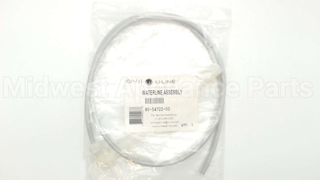 80-54722-00 U-Line Waterline Assembly