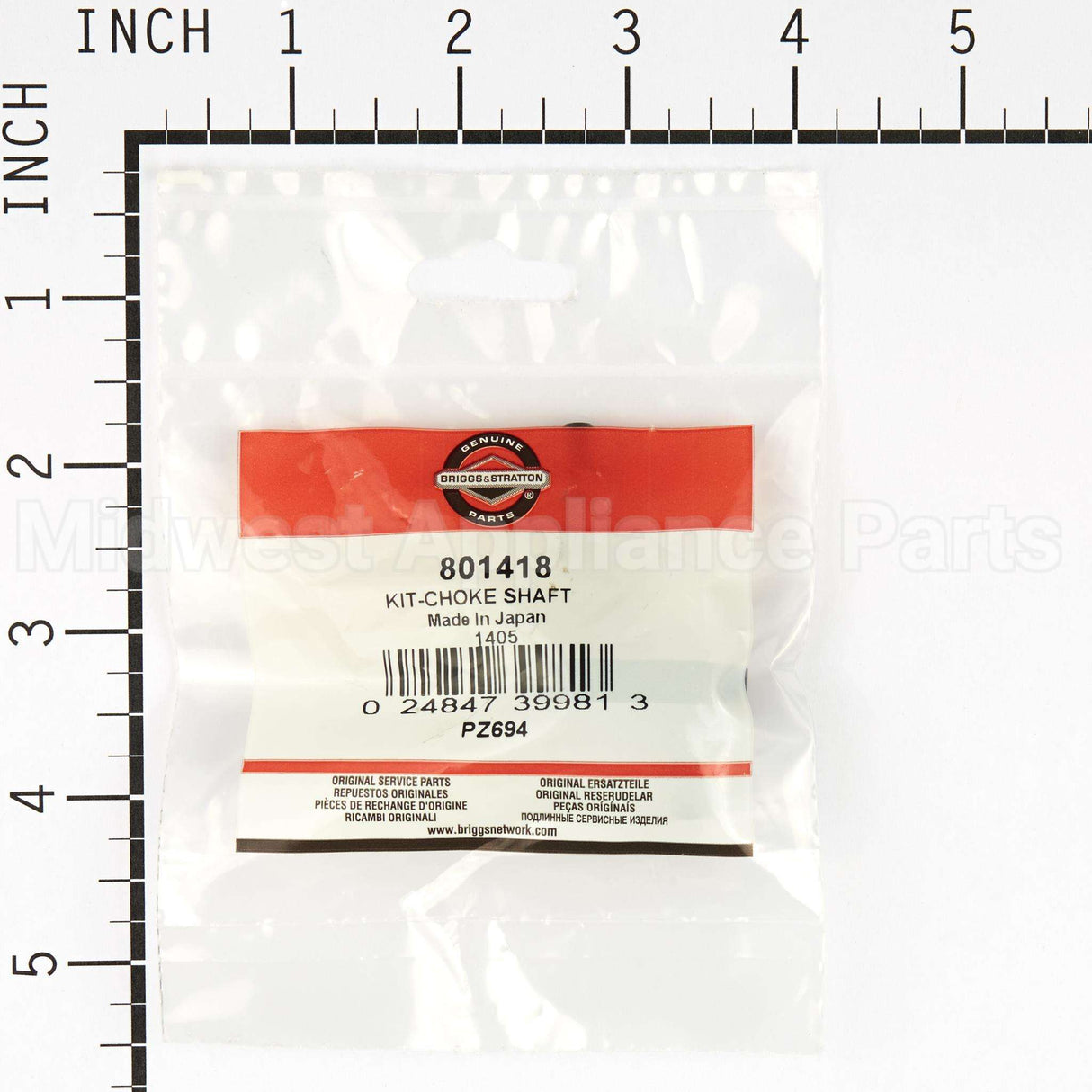 801418 Briggs & Stratton Kit-Choke Shaft
