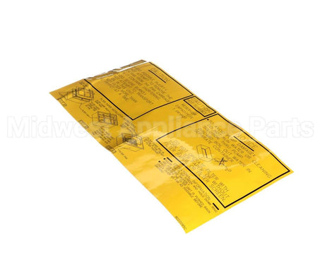 8022095 Frymaster Label, Fpp Filter Pan Assembly